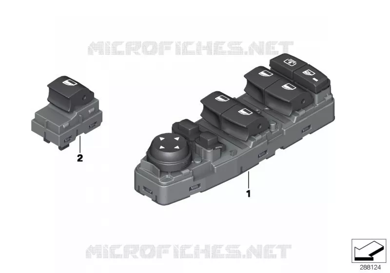 Interrupteur leve-glace MINI MINI COOPER SD 2010 Cooper SD ALL4 N Cooper SD ALL4