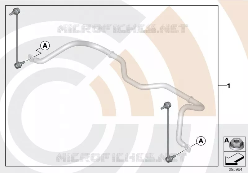 Kit réparation biellettes accouplement MINI MINI COOPER S 2000 Cooper S N Cooper S