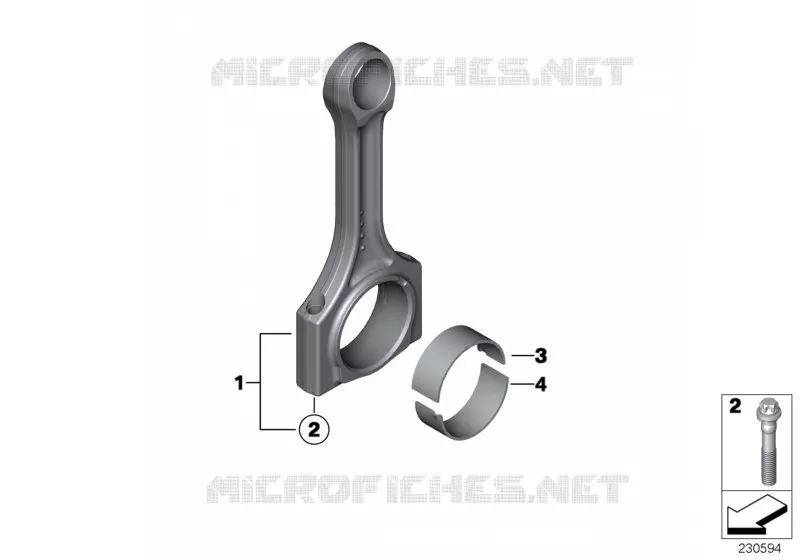 Mécanisme dembiellage - Bielle MINI MINI COOPER SD 2010 Cooper SD ALL4 N Cooper SD ALL4