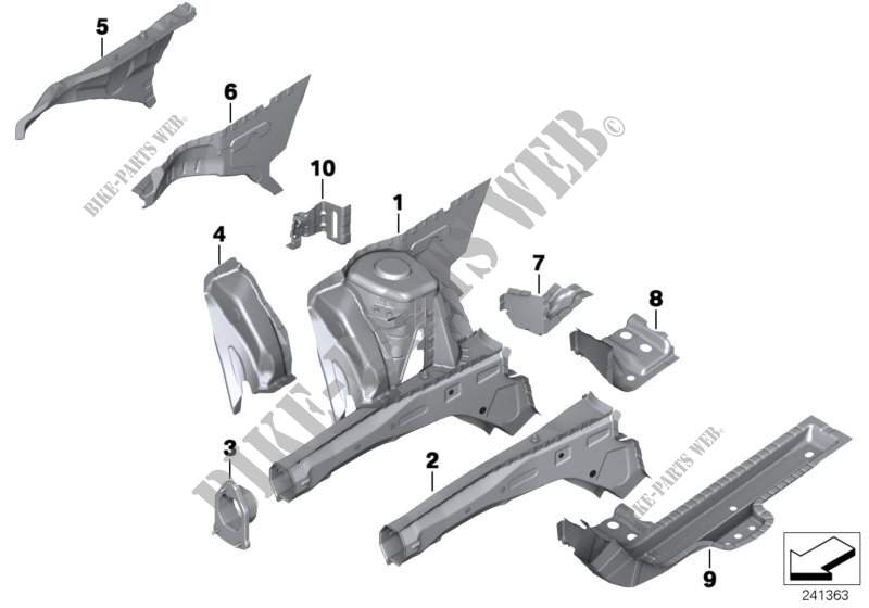 Passage de roue   Support moteur pour MINI Cooper de 2009
