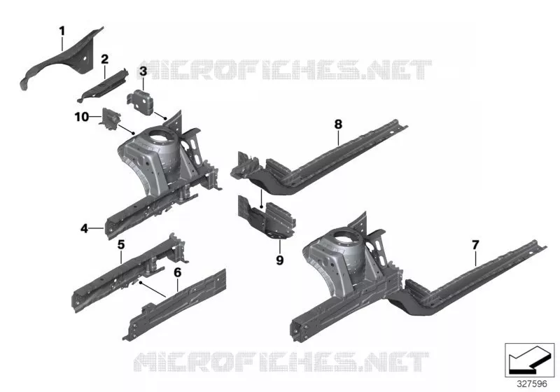 Passage de roue - Support moteur MINI MINI COOPER SD 2014 Cooper SD N Cooper SD