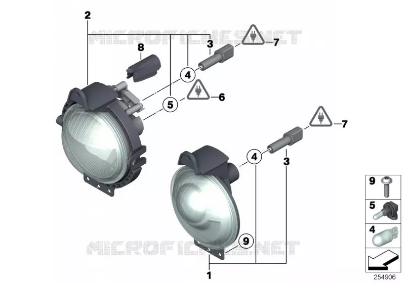 Phares anti-brouillard MINI MINI COOPER D 2006 Cooper d N Cooper d