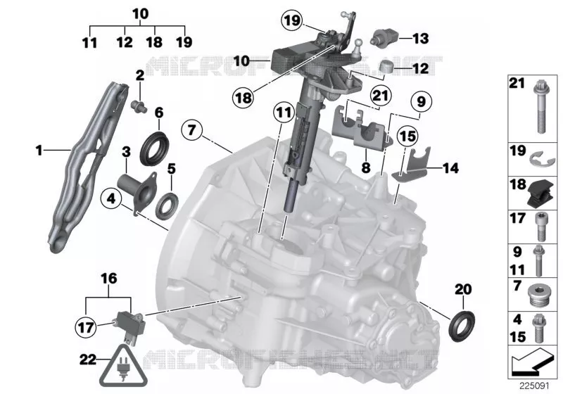 Pièces de boîte GS6-53BG/DG MINI MINI COOPER SD 2010 Cooper SD N Cooper SD