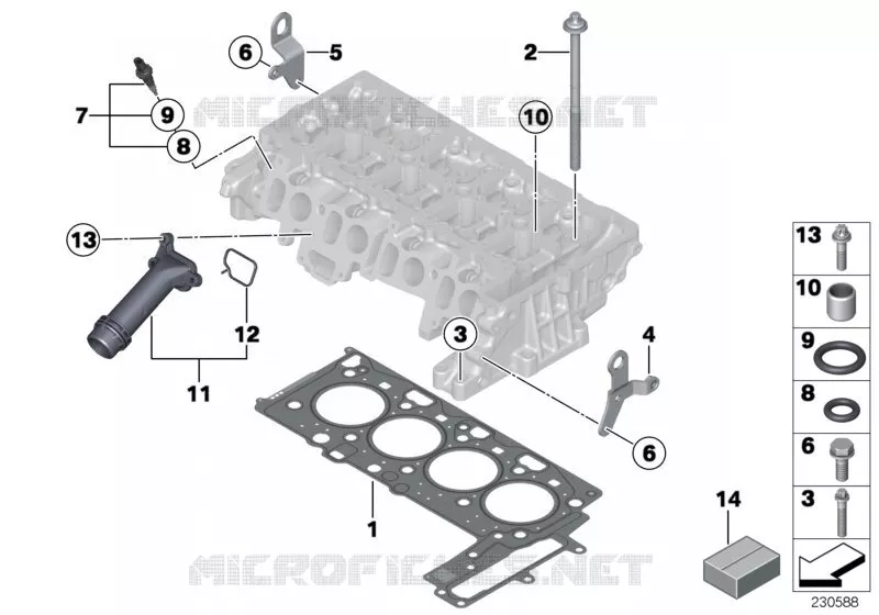 Pièces de culasse MINI MINI COOPER D 2010 Cooper D ALL4 2.0 N Cooper D ALL4 2.0
