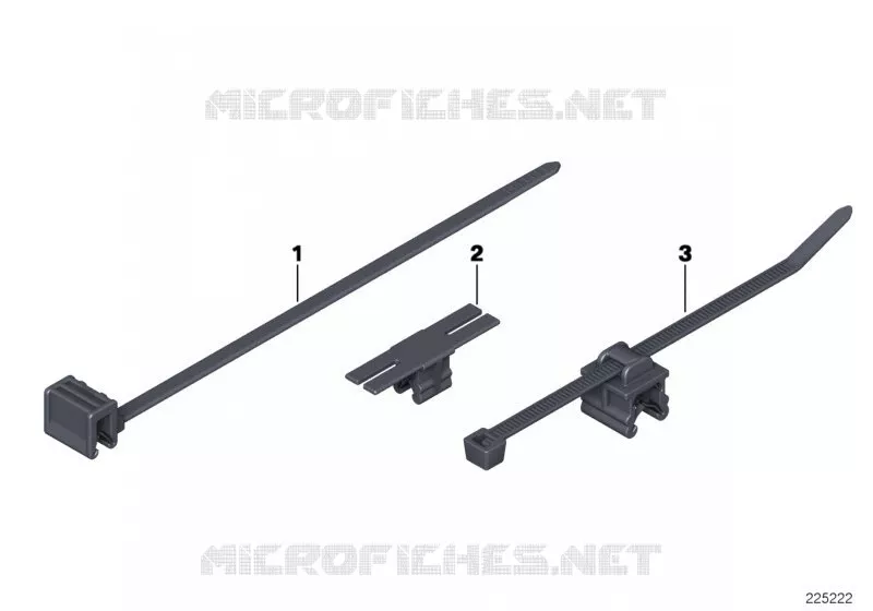 Pièces de fixation de faisceau de câbles MINI MINI COOPER D 2013 Cooper D 2.0 N Cooper D 2.0