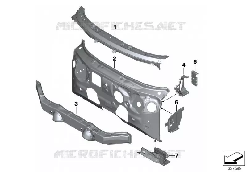Pièces de tablier frontal MINI MINI COOPER SD 2013 Cooper SD N Cooper SD