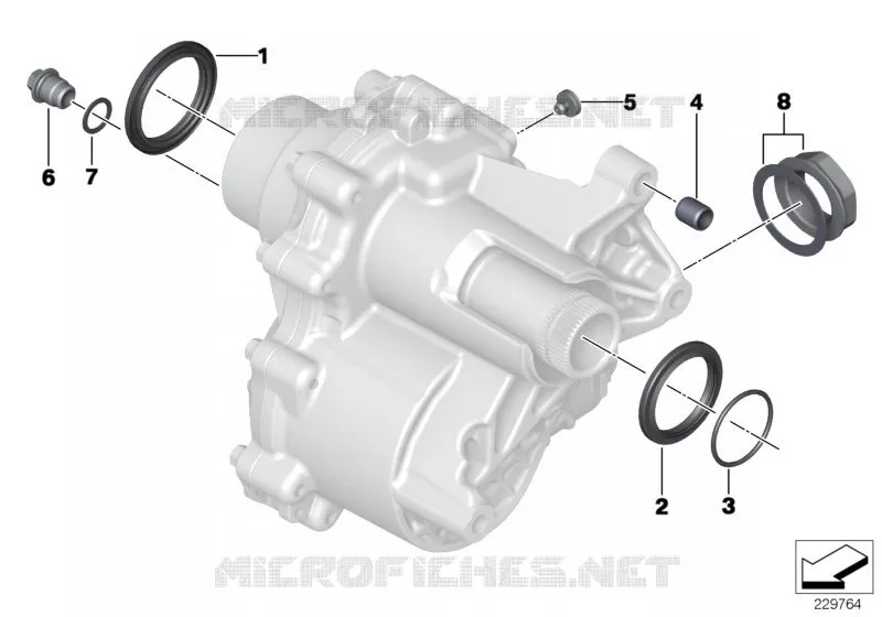 Pièces détachées boîte de transfert PTO MINI MINI COOPER SD 2010 Cooper SD ALL4 N Cooper SD ALL4