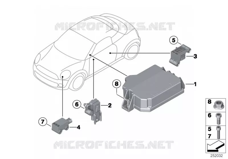 Pièces électriques dairbag MINI MINI JOHN COOPER WORKS 2012 Coop.S JCW N Coop.S JCW