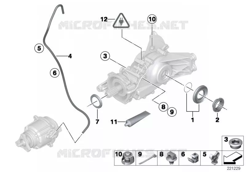 Pièces pour pont arrière MINI MINI COOPER 2013 Cooper ALL4 N Cooper ALL4