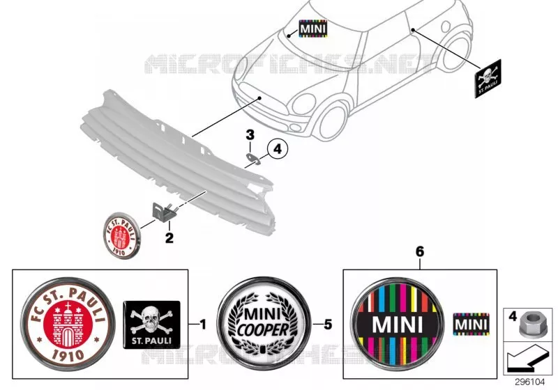 Plaquette - R5x MINI MINI ONE 2006 One N One