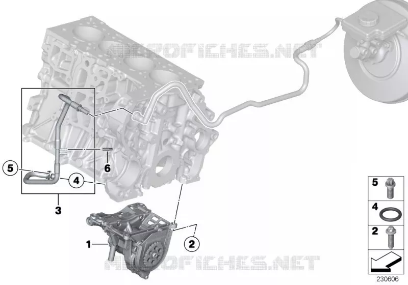 Pompe a vide avec tuyau MINI MINI COOPER SD 2012 Cooper SD N Cooper SD