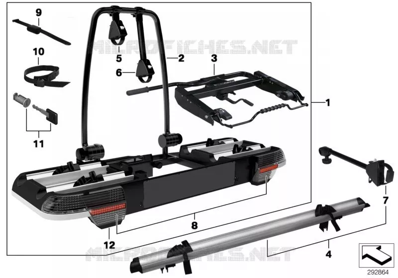 Porte-vélos attelage de remorque MINI MINI COOPER S 2012 Cooper S ALL4 N Cooper S ALL4