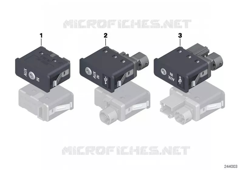 Prise femelle USB/AUX-IN MINI MINI COOPER 2008 Cooper N Cooper