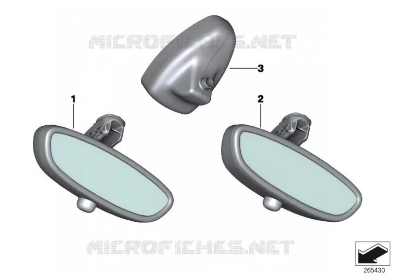Rétroviseur intérieur MINI MINI COOPER SD 2011 Cooper SD N Cooper SD