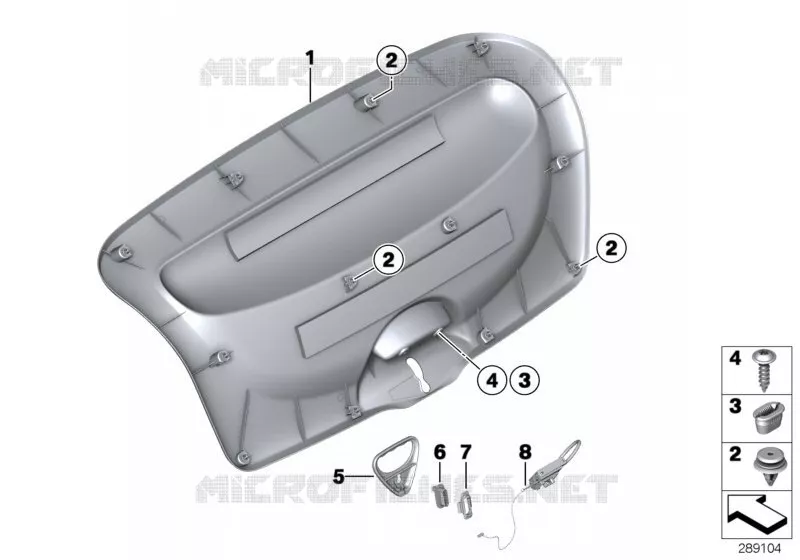Revetement de couverture de coffre MINI MINI COOPER 2011 Cooper N Cooper