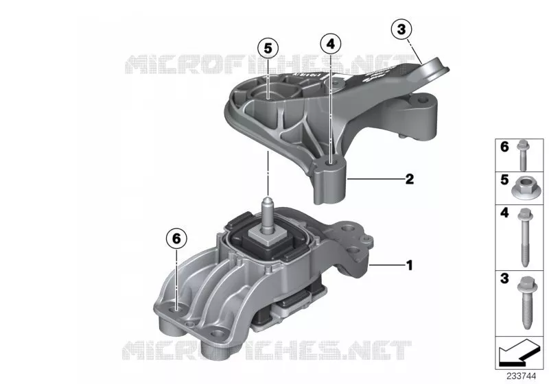 Suspension boîte de vitesses MINI MINI COOPER D 2012 Cooper D 1.6 N Cooper D 1.6