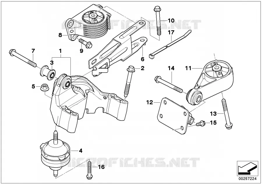 Suspension moteur MINI MINI COOPER 2000 Cooper N Cooper