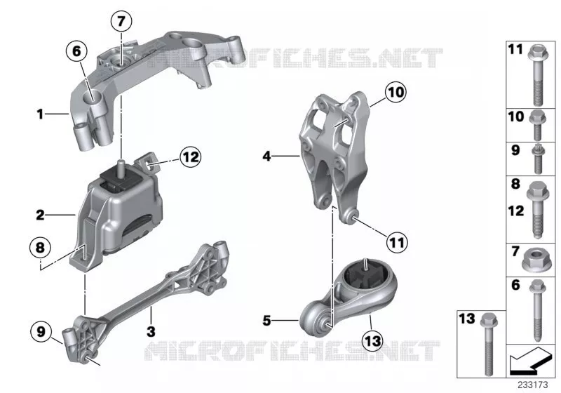 Suspension moteur MINI MINI COOPER 2010 Cooper N Cooper