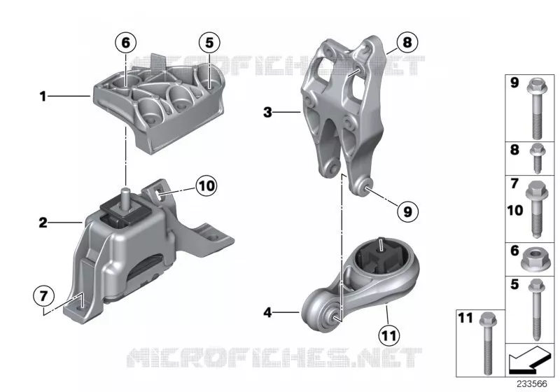 Suspension moteur MINI MINI COOPER SD 2010 Cooper SD N Cooper SD