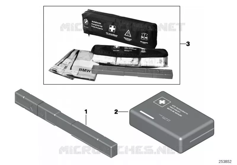 Triangle signalisation/Trousse d secours MINI MINI JOHN COOPER WORKS 2006 Coop.S JCW GP N Coop.S JCW GP
