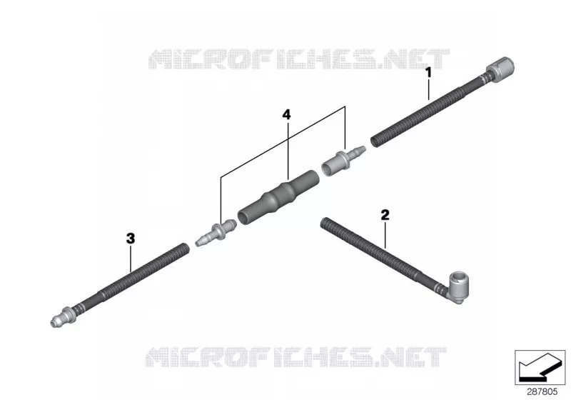 Tronçons de réparation flexibles MINI MINI ONE FIRST 2017 One First N One First