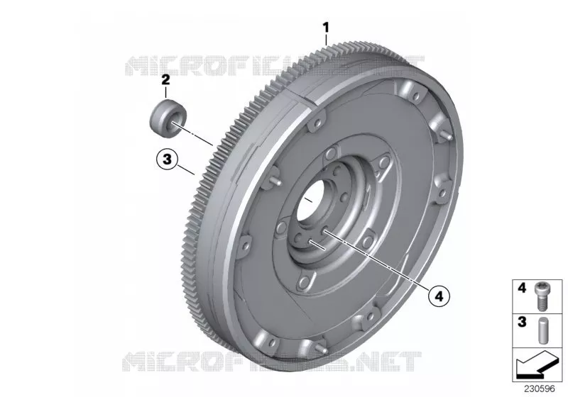 Volant moteur bi-masse MINI MINI COOPER SD 2010 Cooper SD ALL4 N Cooper SD ALL4