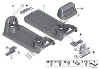 Console centrale espace arrière pour MINI Cooper D ALL4 1.6 de 2012