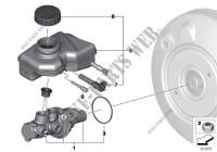 Maitre cylindre de frein/vase dexp. pour Mini Cooper de 2014