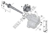 Pieces de fixation de boite de vitesses pour MINI Cooper SD ALL4 de 2012
