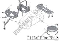 Pièces de montage carrosserie pour MINI Cooper ALL4 de 2013
