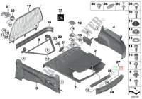 Revêtement de coffre pour MINI Cooper D 2.0 de 2010