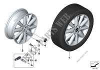 Roue all. MINI Radial Spoke 508 pour MINI Cooper S de 2013