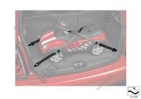 Sangles pour coffre à bagages pour MINI Cooper S de 2013