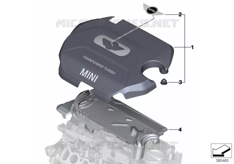 Acoustique moteur MINI MINI COOPER SD 2016 Cooper SD ALL4 N Cooper SD ALL4