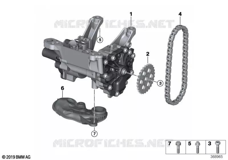 Alimentation huile/Pompe huile+entrainem MINI MINI JOHN COOPER WORKS 2015 JCW N JCW