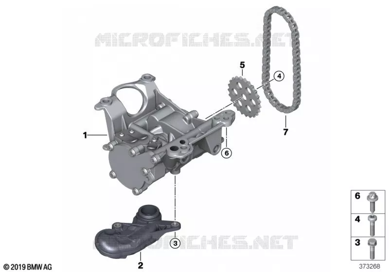 Alimentation huile/Pompe huile+entrainem MINI MINI ONE D 2017 One D N One D