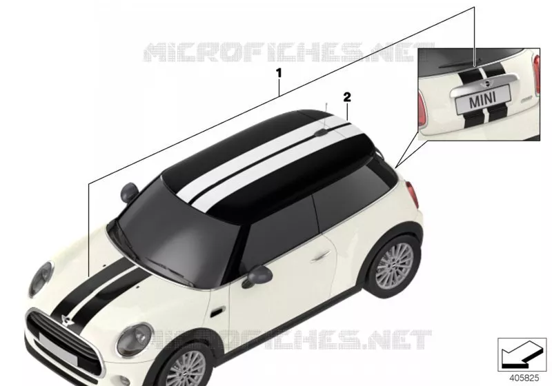 Bandes sport F5x MINI MINI JOHN COOPER WORKS 2014 JCW N JCW