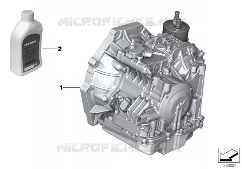 Boîte de vitesses auto GA6F21WA MINI MINI COOPER D 2007 Cooper d N Cooper d