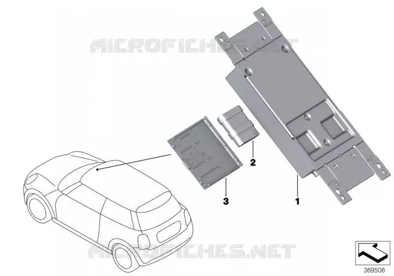 Boîtier électronique télématique MINI MINI ONE D 2014 One D N One D
