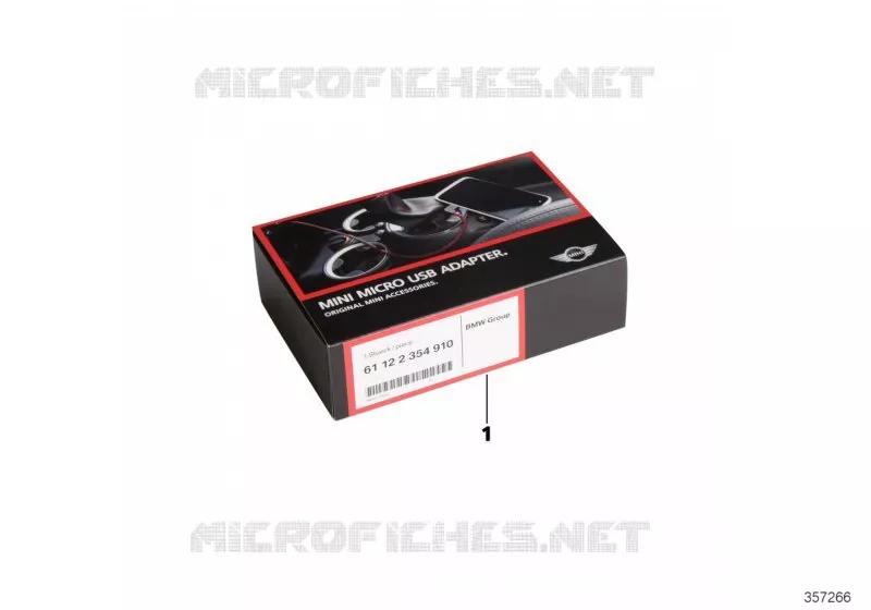 Câble adaptateur appareil avec Micro-USB MINI MINI JOHN COOPER WORKS 2011 JCW ALL4 N JCW ALL4