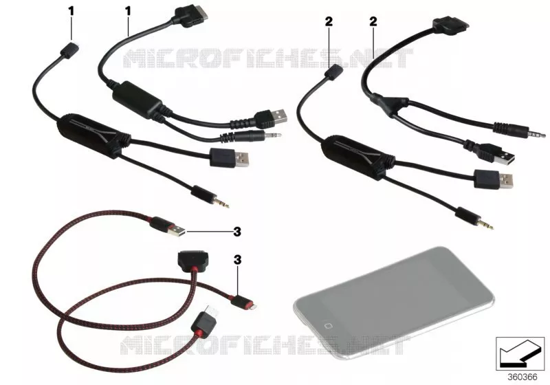 Câble adaptateur iPod/iPhone MINI MINI COOPER D 2005 Cooper D N Cooper D