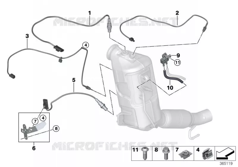 Capt. filtre particules/pièc.rapportées MINI MINI COOPER D 2014 Cooper D N Cooper D