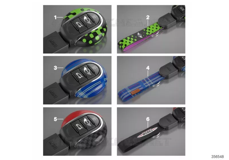 Capuchon de clé et lanyard MINI MINI COOPER D 2018 Cooper D N Cooper D