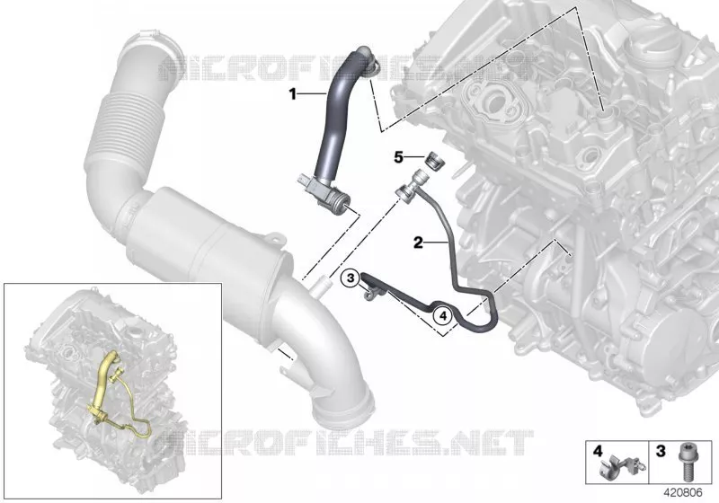 Carter-cylindres-Reniflard MINI MINI ONE 2013 One N One