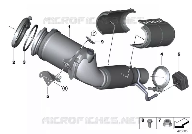 Catalyseur proche du moteur MINI MINI COOPER 2013 Cooper N Cooper