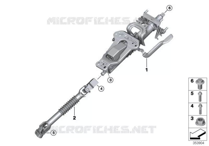 Colonne de direction-regl. Manuel MINI MINI COOPER SD 2014 Cooper SD N Cooper SD