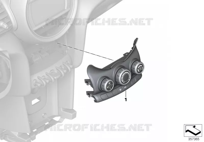 Commande de chauffage MINI MINI COOPER SD 2014 Cooper SD N Cooper SD
