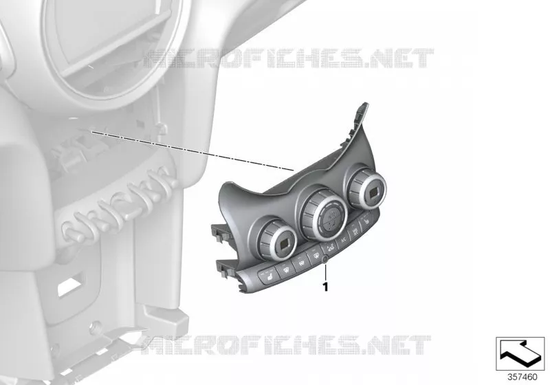 Commande de climatiseur automatique MINI MINI ONE D 2013 One D N One D