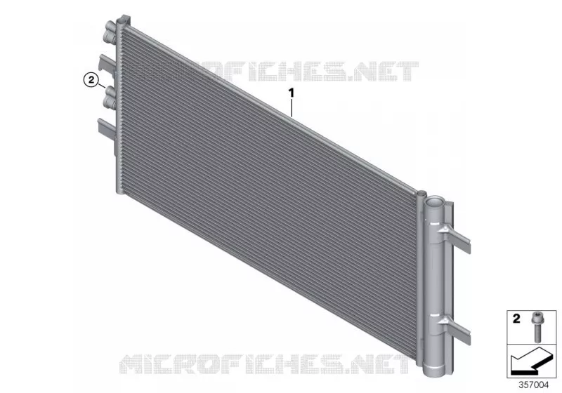 Condenseur de climatisation MINI MINI ONE D 2013 One D N One D