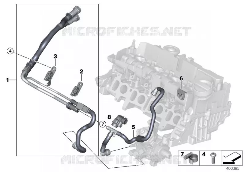 Conduites carburant / Pièces de fixat. MINI MINI COOPER SD 2018 Cooper SD N Cooper SD